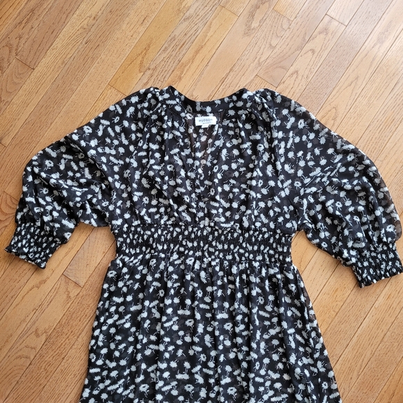 Hudson North Plus Smocked Waist Midi Dress No lining - Picture 3 of 15